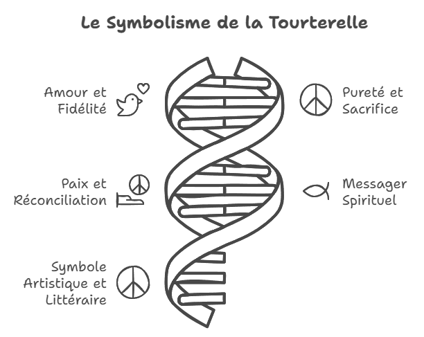 Quelle est la symbolique de la tourterelle ?