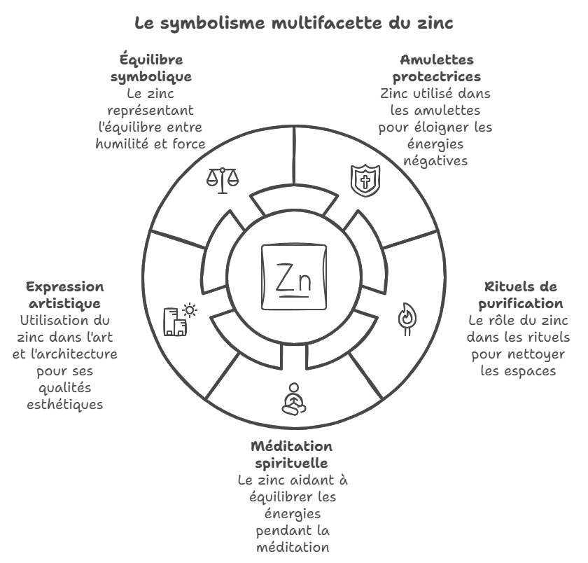 Quelle est la symbolique du zinc ?