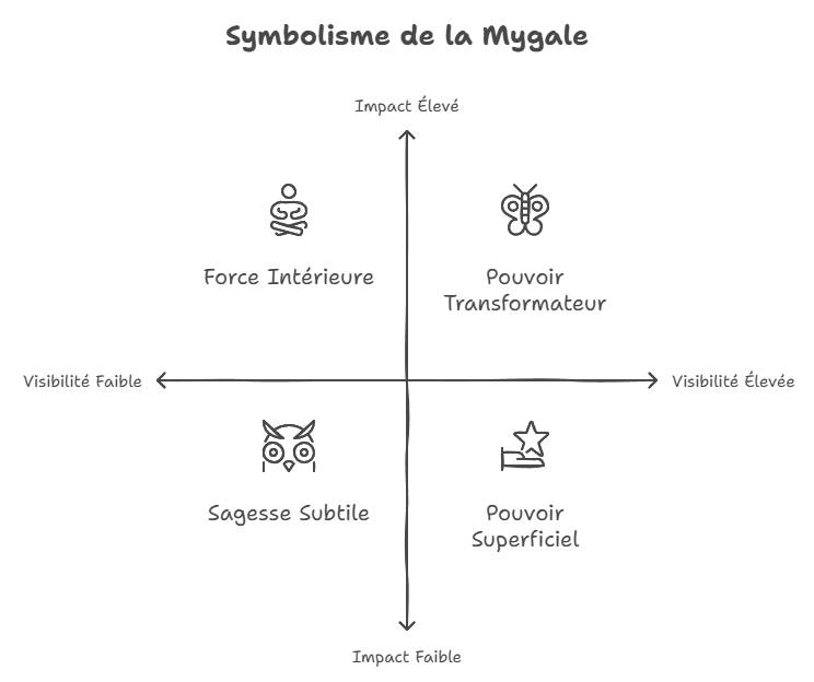 Quelle est la symbolique de la mygale ?